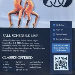 Studio650 - Info for classes