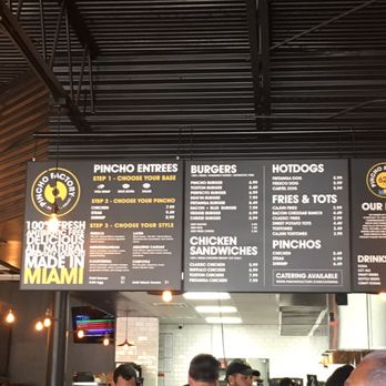 PINCHO - The menu board - Burgers Near Me - Miami, Florida PINCHO - The menu board - Burgers Near Me - Miami, Florida