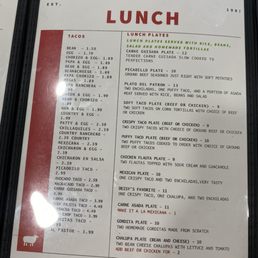 Menu Menu