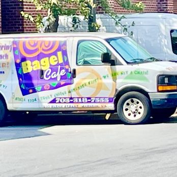 Bagel Cafe - Free mobile marketing/delivery van - Bagels Near Me - Herndon, Virginia Bagel Cafe - Free mobile marketing/delivery van - Bagels Near Me - Herndon, Virginia
