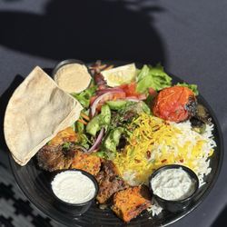 Shish Kabob Combo (#5): beef and chicken