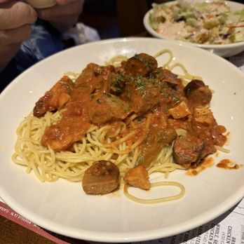 The Old Spaghetti Factory - Spicy Spaghetti Vesuvius - Italian Near Me - San Diego, California The Old Spaghetti Factory - Spicy Spaghetti Vesuvius - Italian Near Me - San Diego, California
