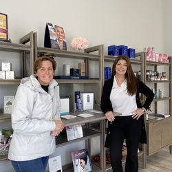 Modern Medical Aesthetics - Amanda Loeffler of Amanda Loeffler Notary services is on the left and Tawney Chapman, Owner of Modern Medical Aesthetics is on the right.