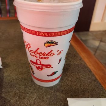 Roberto's Taco Shop - My free medium soda - Mexican Near Me - Las Vegas, Nevada Roberto's Taco Shop - My free medium soda - Mexican Near Me - Las Vegas, Nevada