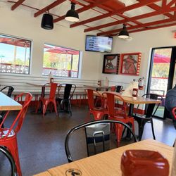 Hattie B's Hot Chicken - Interior of restaurant and outdoor patio