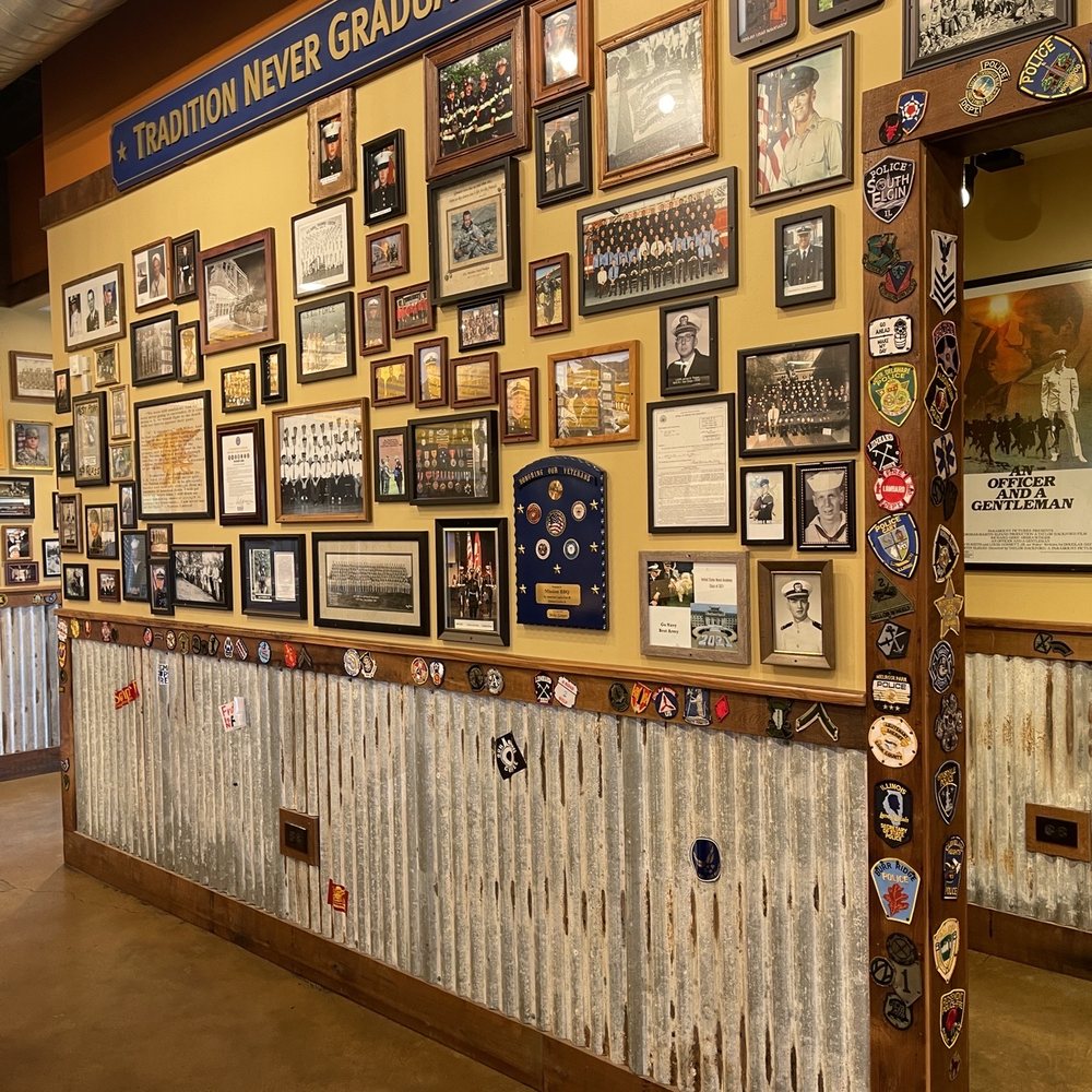 Mission BBQ - a wall full of memorabilia - Barbeque Near Me - Downers Grove, Illinois Mission BBQ - a wall full of memorabilia - Barbeque Near Me - Downers Grove, Illinois