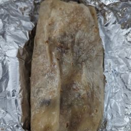 Bacon Breakfast Burrito. Pretty good size!