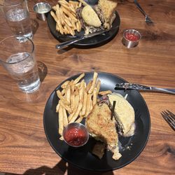 The Maroon Door - Wild Mushroom Burger and Orvilles's TD Burger