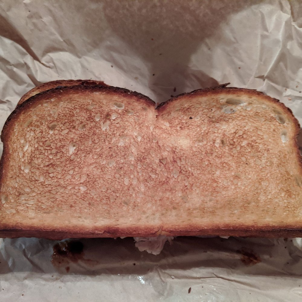 Panera Bread - A rather sad sandwich, not even cut in two. How could the person preparing the food not notice that? - Salad Near Me - Modesto, California Panera Bread - A rather sad sandwich, not even cut in two. How could the person preparing the food not notice that? - Salad Near Me - Modesto, California