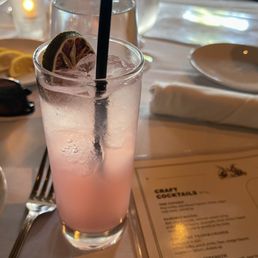 Shuttlecock happy hour cocktail.