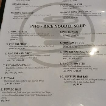 Pho Noodle - 1st page of the menu - Vietnamese Near Me - Reno, Nevada Pho Noodle - 1st page of the menu - Vietnamese Near Me - Reno, Nevada