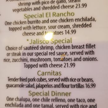 El Rancho Grande - Served with rice OR beans?? That's like offering bread OR butter - Mexican Near Me - West Alexandria, Ohio