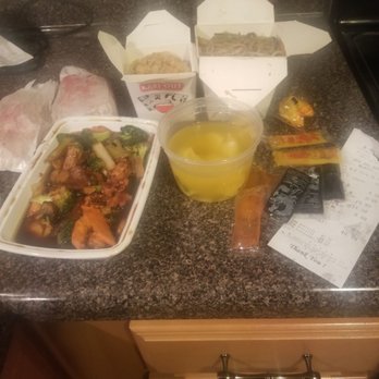 Yen Ching - a variety of food items on a counter - Chinese Near Me - Midlothian, Virginia