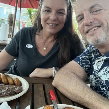 Jardin De Pollos - My wife and I along with a tiny glimpse of our delicioso carne asada. - Latin American Near Me - Dunedin, Florida Jardin De Pollos - My wife and I along with a tiny glimpse of our delicioso carne asada. - Latin American Near Me - Dunedin, Florida
