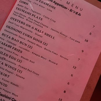 Tokyo Noir - menu! - Speakeasies Near Me - Long Beach, California