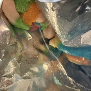 HTeaO - Melted bag of candy- "nothing they can do about this". - Coffee & Tea Near Me - Denton, Texas