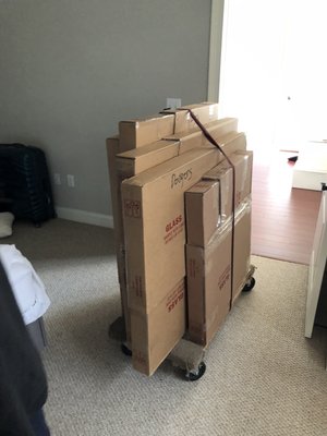 Packing Services - Muscle For Hire Movers provides Packing Services, give us a call today!