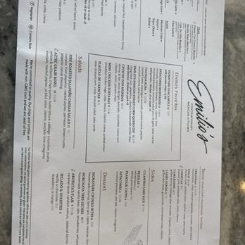 Emilio’s Contemporary Mexican Kitchen - Menu - Mexican Near Me - Las Vegas, Nevada Emilio’s Contemporary Mexican Kitchen - Menu - Mexican Near Me - Las Vegas, Nevada