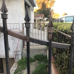 Replaced fence spike