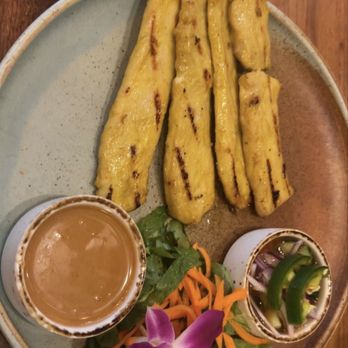 Weera Thai - Rainbow - Set A10.Chicken Satay - Thai Near Me - Las Vegas, Nevada