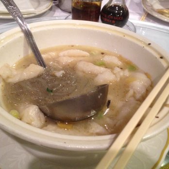 Sichuan Style Restaurant - Fish soup with dry peppers scooped off the top. - Szechuan Near Me - Berkeley, California