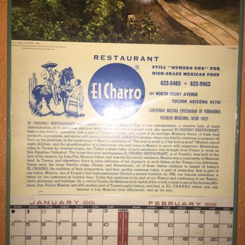 El Charro Cafe - Amazing experience - Tacos Near Me - Tucson, Arizona