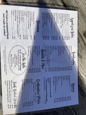 Menu photo 8 Waterfront Seafood Shack Calabash, NC Menu photo 8 Waterfront Seafood Shack Calabash, NC