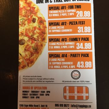 Toppings - Pizza Near Me - Richmond Hill, Ontario Toppings - Pizza Near Me - Richmond Hill, Ontario