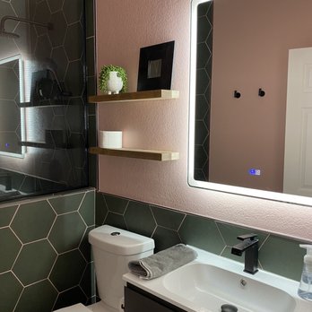 Sadie Brooke Design - Our *designer* hall bath - Interior Design Near Me Sadie Brooke Design - Our *designer* hall bath - Interior Design Near Me