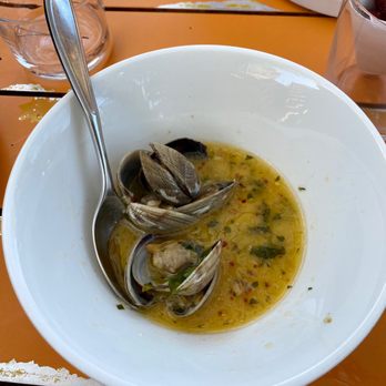 Bravas Bar de Tapas - Steamed Clams in Cava with Garlic , Parsley , Chili Flakes - Spanish Near Me - Healdsburg, California