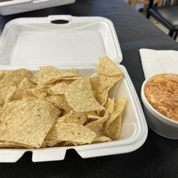 Buffalo Chicken Dip with chips Buffalo Chicken Dip with chips