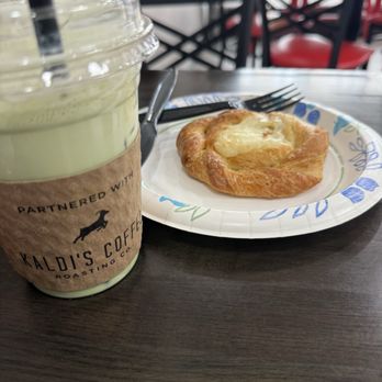 Cafe de Blaire - Mango Matcha and cheese danish - Coffee & Tea Near Me - St. Louis, Missouri Cafe de Blaire - Mango Matcha and cheese danish - Coffee & Tea Near Me - St. Louis, Missouri