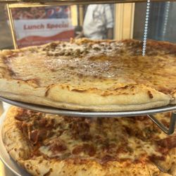 Louisville Pizza King - Pizzas on display
