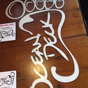 Ocean Deck - Table art - Seafood Near Me - Daytona Beach, Florida Ocean Deck - Table art - Seafood Near Me - Daytona Beach, Florida