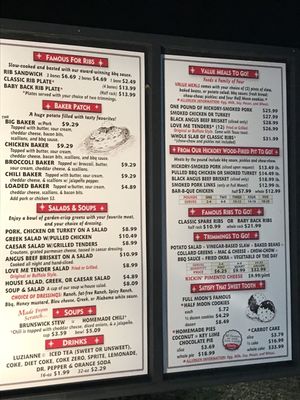 Menu photo 2 Full Moon BBQ Alabaster, AL