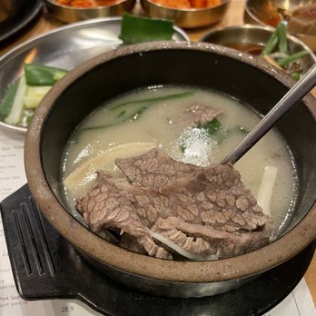 LEE GA - Ox bone soup with beef brisket - Korean Near Me - Los Angeles, California LEE GA - Ox bone soup with beef brisket - Korean Near Me - Los Angeles, California