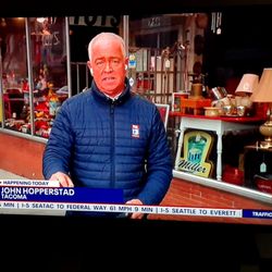 The Lily Pad - Vintage Toys and Collectibles - The Lily Pad was tickled to be the backdrop for a recent News item on Q13- Thanks John for Noticing us!