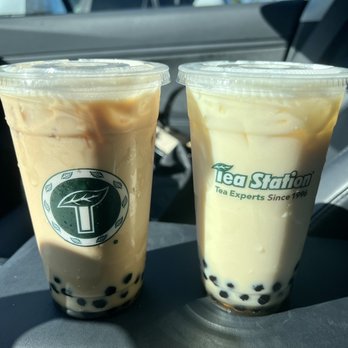 Tea Station - Brown sugar milk tea and green tea milk tea with boba - Bubble Tea Near Me - Torrance, California Tea Station - Brown sugar milk tea and green tea milk tea with boba - Bubble Tea Near Me - Torrance, California