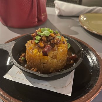 Emeril's Coastal - Upside down cornbread w/bacon marmalade - Seafood Near Me - Miramar Beach, Florida Emeril's Coastal - Upside down cornbread w/bacon marmalade - Seafood Near Me - Miramar Beach, Florida