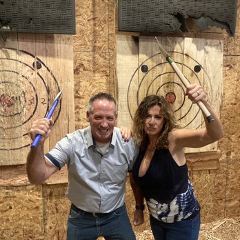 St. Hubert's Hatchet House - Getting our axe on! - Axe Throwing Near Me - Tucson, Arizona St. Hubert's Hatchet House - Getting our axe on! - Axe Throwing Near Me - Tucson, Arizona