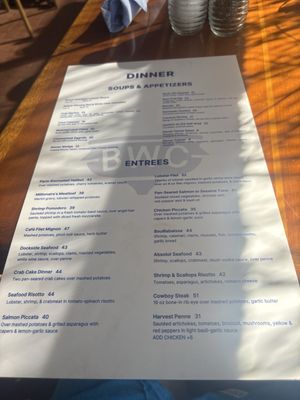 Menu photo 1 Blue Water Cafe Haven Beach, NJ
