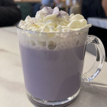 Taste & Glory - ube latte $6 - Breakfast & Brunch Near Me - San Mateo, California Taste & Glory - ube latte $6 - Breakfast & Brunch Near Me - San Mateo, California