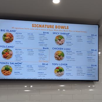 Big Island Poke - menu - Hawaiian Near Me - Minneapolis, Minnesota