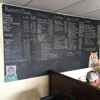 Walker's Dairy Bar - menu on blackboard - Ice Cream & Frozen Yogurt Near Me - Laurel, Mississippi Walker's Dairy Bar - menu on blackboard - Ice Cream & Frozen Yogurt Near Me - Laurel, Mississippi
