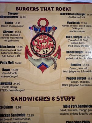 Menu photo 1 The Chop Shop Lakeland, FL