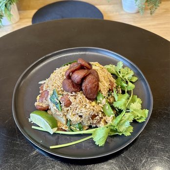 Koo Thai - FR7 Sweet Sausage Fried Rice - Bubble Tea Near Me - New York, New York Koo Thai - FR7 Sweet Sausage Fried Rice - Bubble Tea Near Me - New York, New York