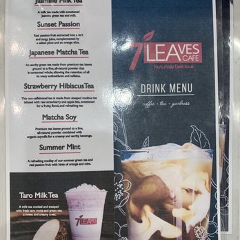 7 Leaves Cafe - Menu - Coffee & Tea Near Me - Carrollton, Texas