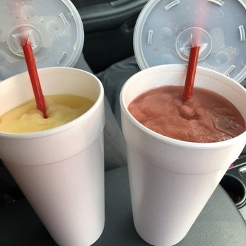 Daiquiri Shack - Mango colada & raspberry colada - Bars Near Me - Panama City Beach, Florida Daiquiri Shack - Mango colada & raspberry colada - Bars Near Me - Panama City Beach, Florida