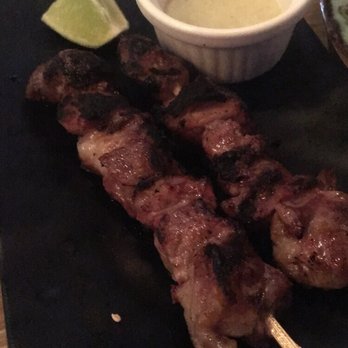 Tiger Den - Lamb skewers with wasabi mayo. - Ramen Near Me - Houston, Texas Tiger Den - Lamb skewers with wasabi mayo. - Ramen Near Me - Houston, Texas