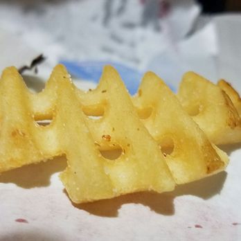 Chick-fil-A - The last waffle fry ready for his photoshoot. They are soft and tender but have a great crisp. They are lightly salted which is a plus. - Fast Food Near Me - Arvada, Colorado Chick-fil-A - The last waffle fry ready for his photoshoot. They are soft and tender but have a great crisp. They are lightly salted which is a plus. - Fast Food Near Me - Arvada, Colorado